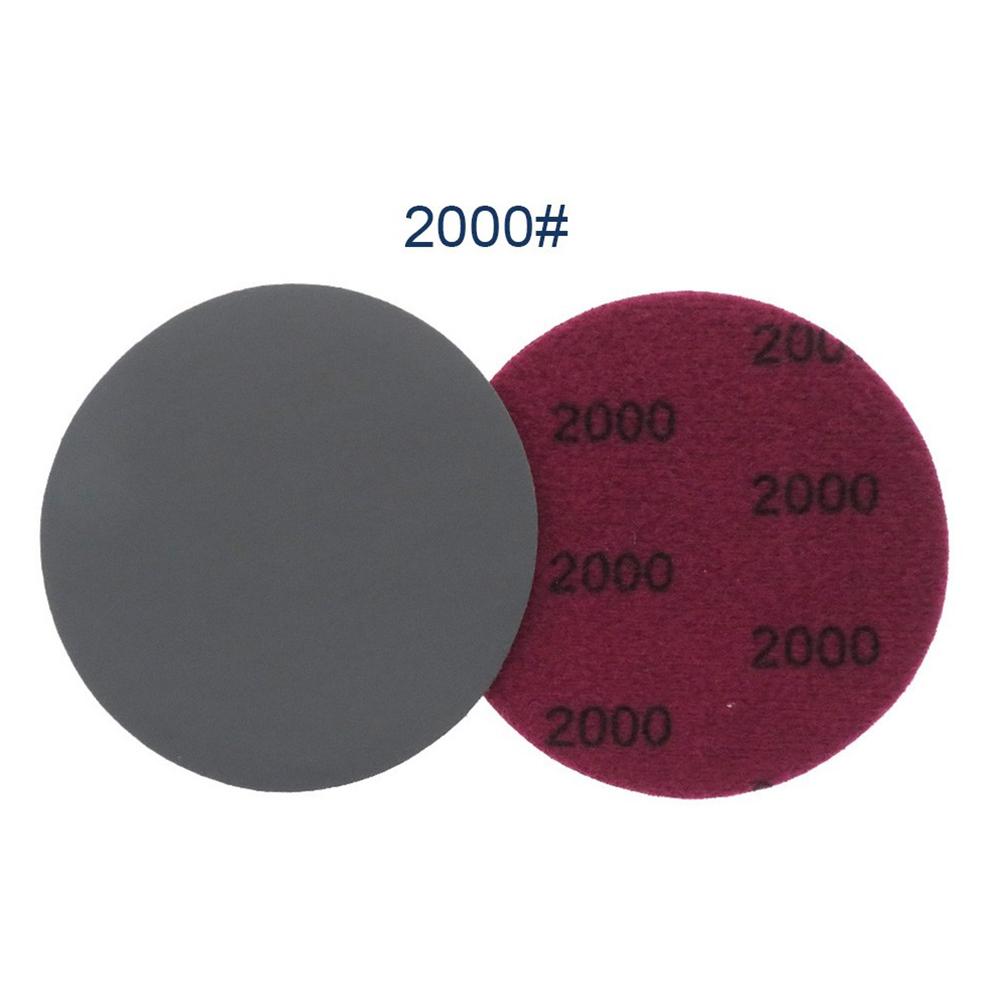 10PCS 3 Inch Silicon Carbide Sanding Discs Wet/Dry Sanding Sandpaper 240-10000 Grit Sanding Paper Set Abrasive Disc Tools