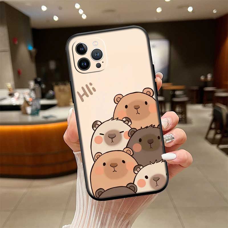 NH13 Cartoon Capybara New High-End Shell Phone Case for Xiaomi Poco F8 M4 M5 M6 M7 X3 X6 X7 Pro GT NFC Ultra