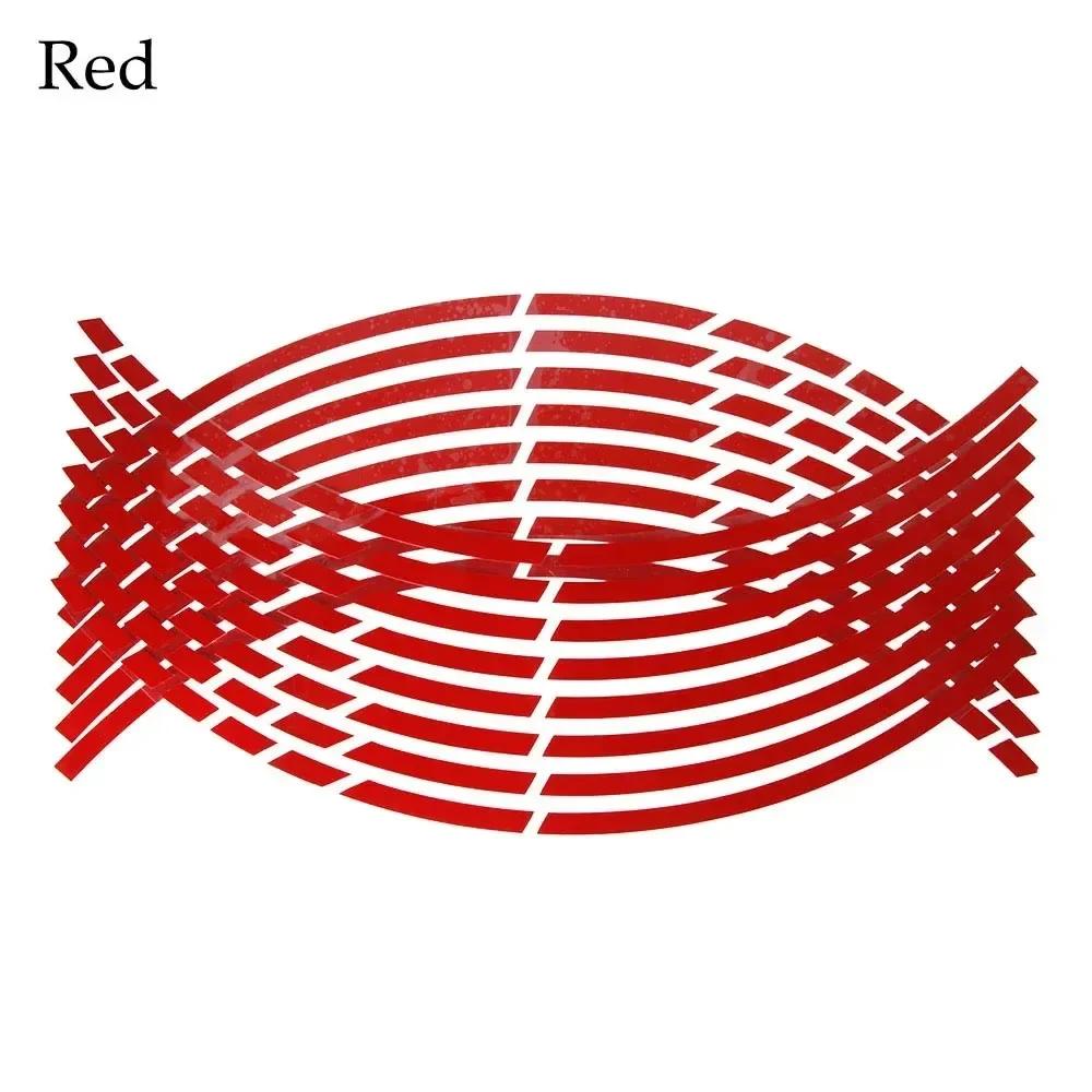 Motorcycle sticker Car Tire Decals Trim Strips Universal Reflective Bike Wheel Sticker Waterproof Wheel Rim Tape  17"18"