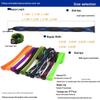 Non-Slip Telescopic Fishing Rod Sleeve with Braided Mesh and Elasticity