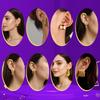 Dainty Thick Stud Earrings for Women Jewelry Irregular Geometric Flower Dangle Stud Earrings For Women Style Random Shipping