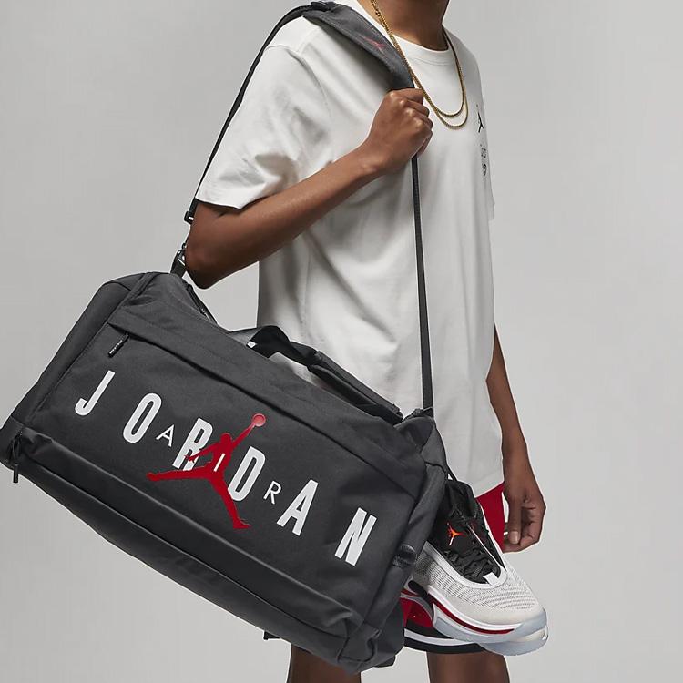 New Jordan Polyester Travel Bag Gym Bag Tubas Unisex Black FD7040-010
