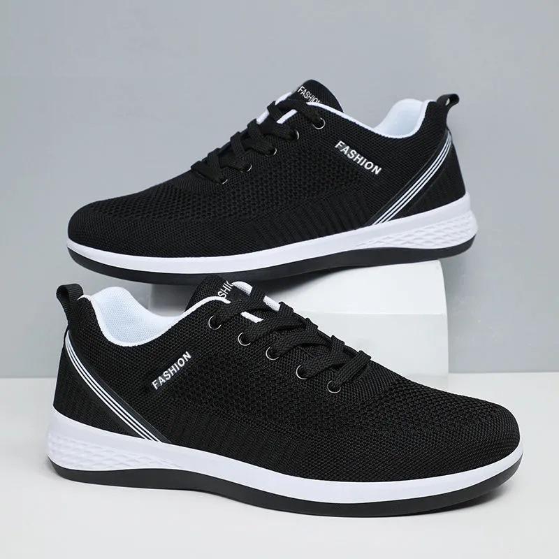 New summer breathable casual trendy shoes men's board shoes versatile Korean version mesh sports shoes old Beijing cloth shoes men