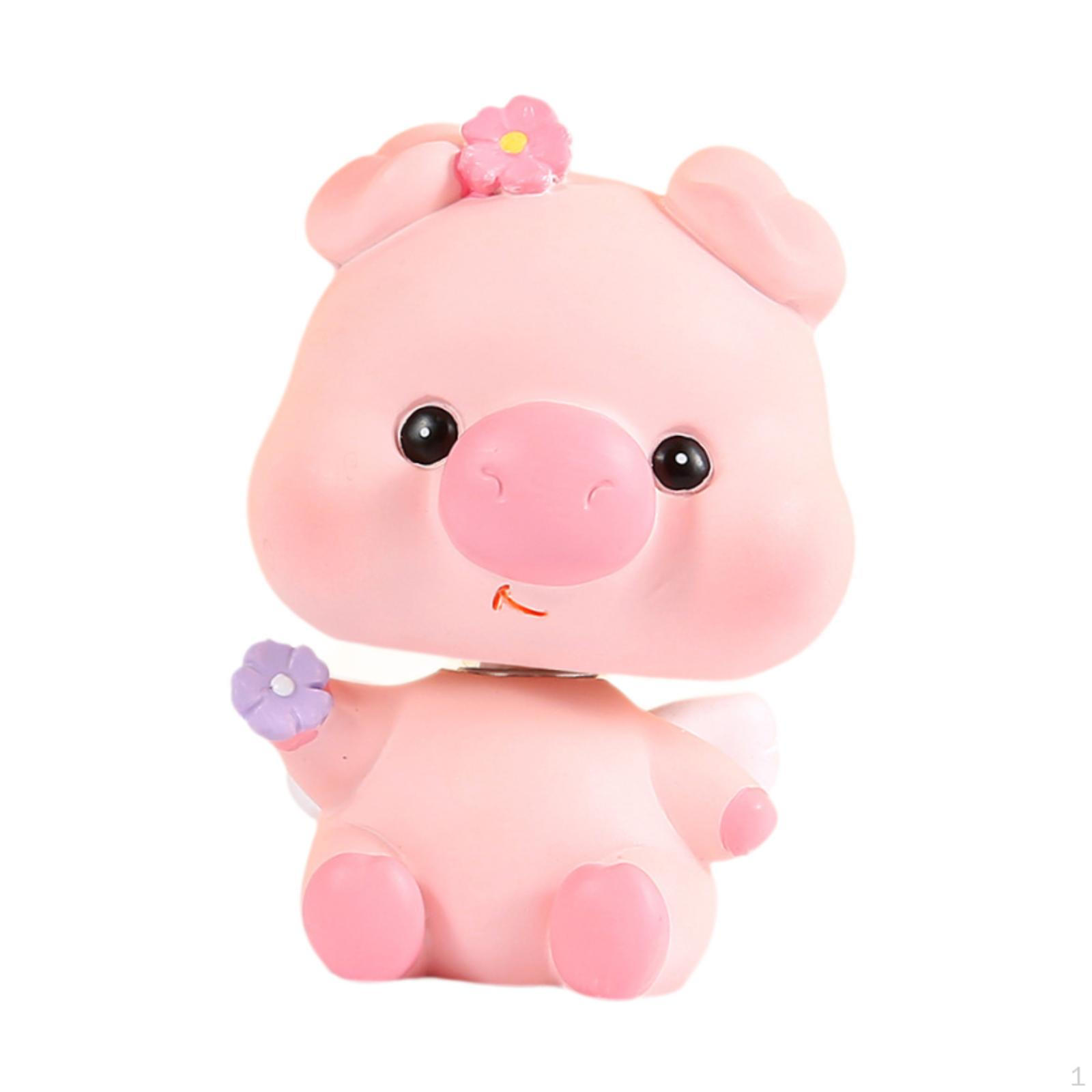 

Статуя ангела свині, яка хитає головою, чарівна маленька мініатюрна фігурка, прикраса автомобіля Style B