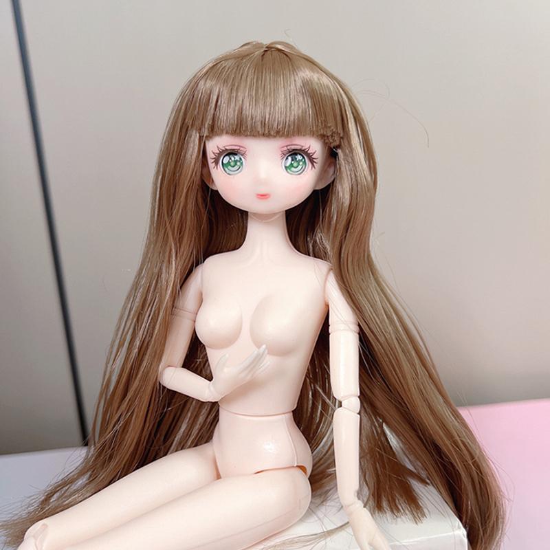 30cm Anime Style Doll Toys 1/6 Bjd 11 Joints Movable Wither Skin Doll Girls Diy Dress Up Toys Gifts