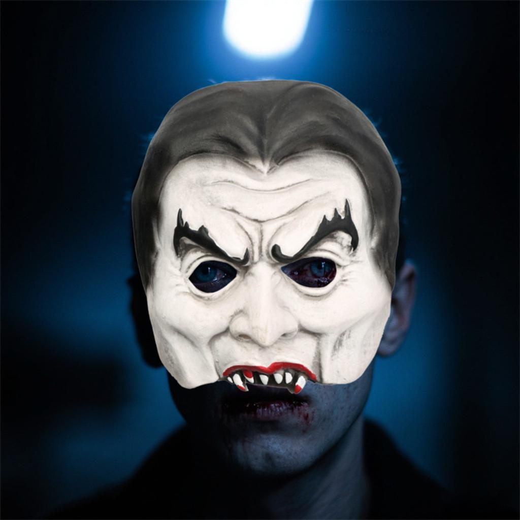 Maskenkopfbedeckung, Halloween Horror Geisterhaus Requisiten, Latexmaske