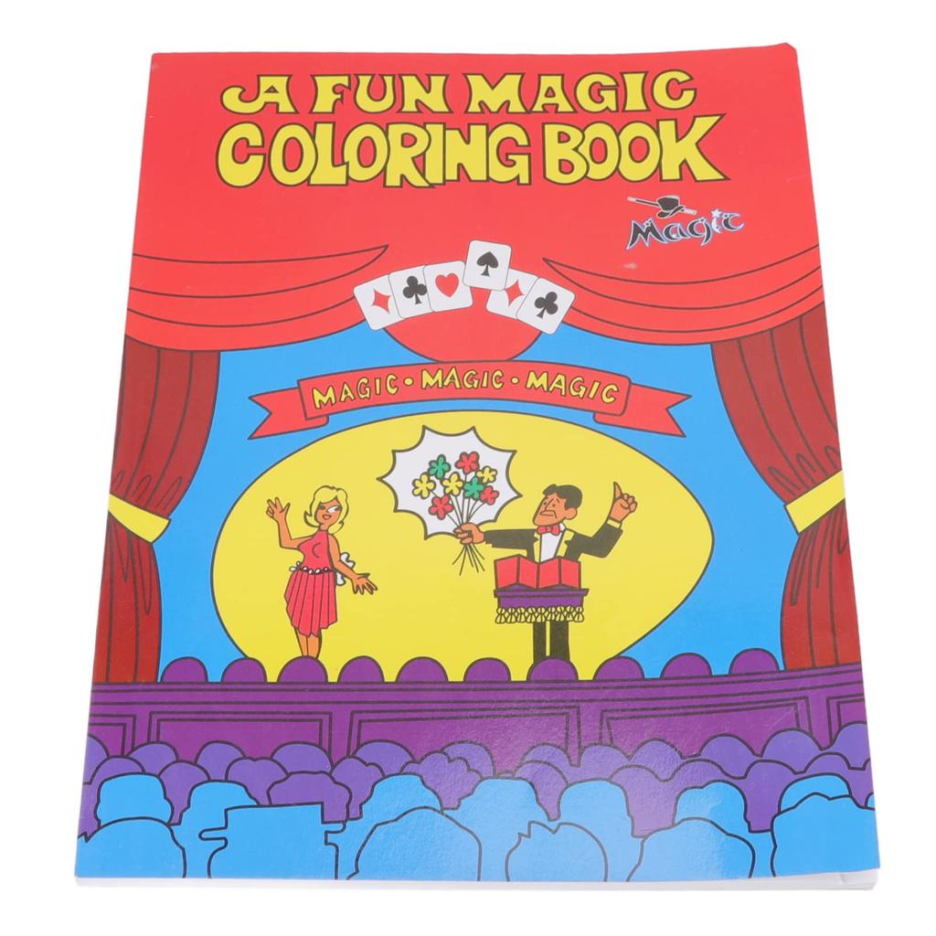 Coloring Book Magician Goods Performance Prop Cartoon Design Magic Color a Picture In 4 Seconds Your Kids Will Love It Attractive Anime Design