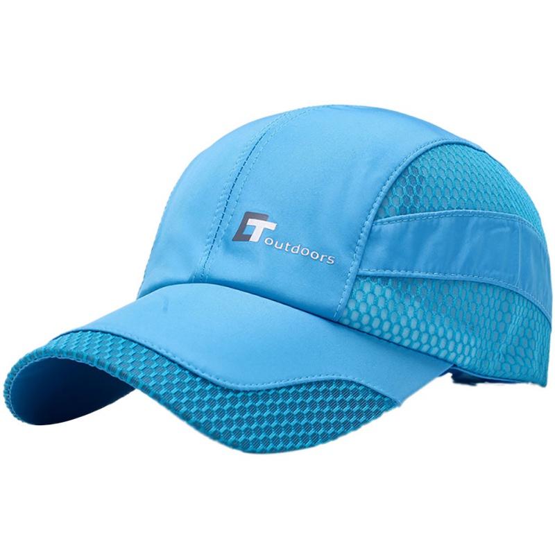 Mesh Cap Men Lady Letter Embroidery Cotton Polyester 50+ Sunshade Quick Dry Anti-UV Adjustable Hats