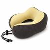 Portable Memory Foam U-Shaped Neck Pillow - Travel Sleep Support and Comfort