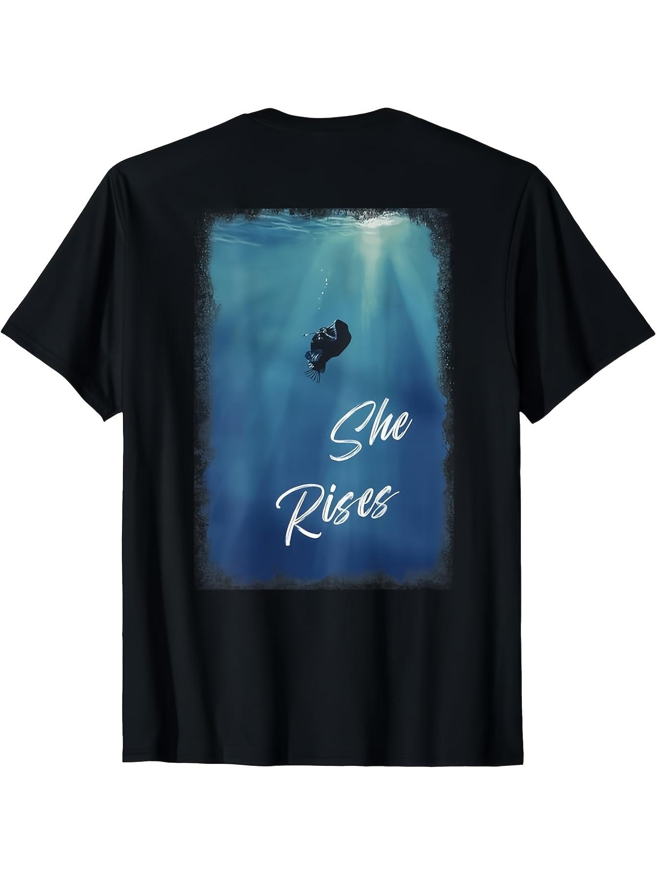T-Shirt Y2K 1pc She Rises Anglerfish XL