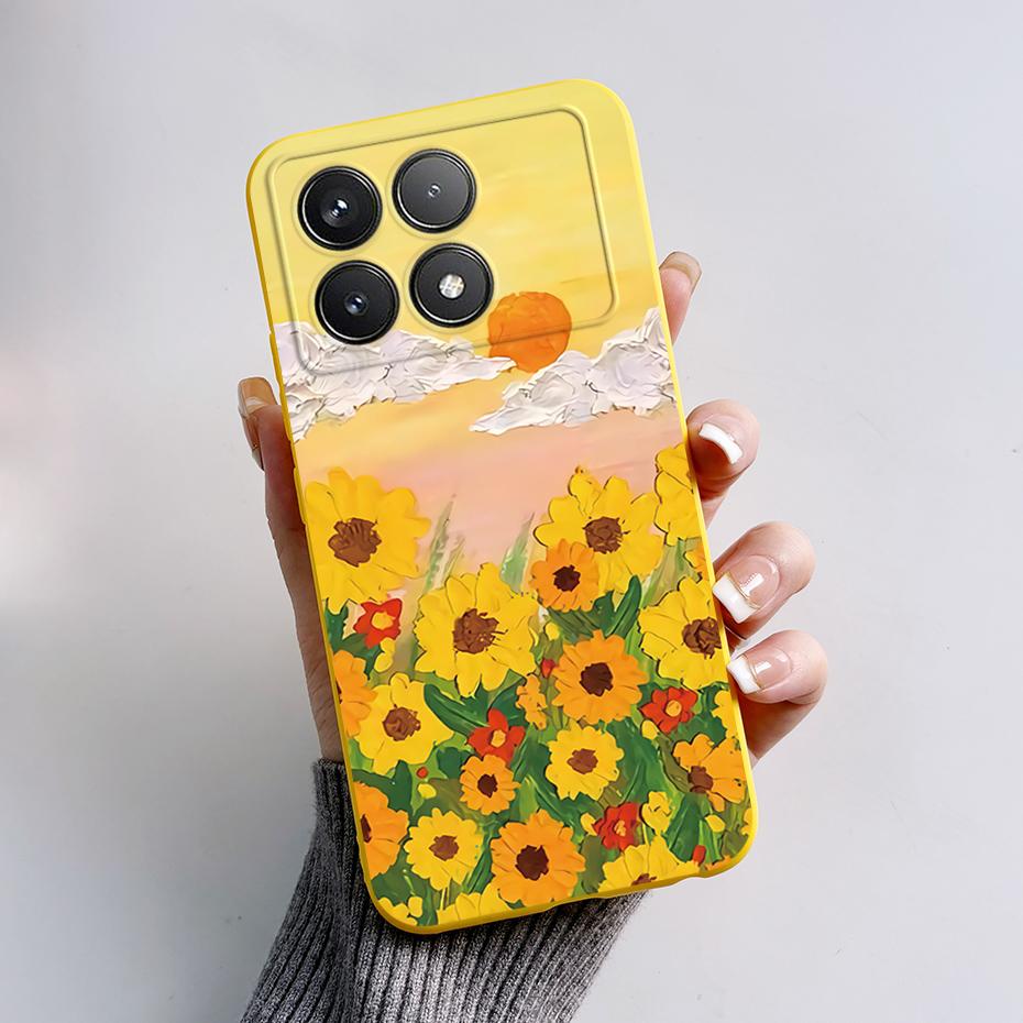 For Xiaomi POCO F6 Pro Case Cute Bear Cartoon Frog Silicone Soft Rubber Camera Protector Case POCO F6 Pro Case POCO F6 Pro Cover