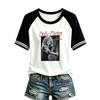 Women's Fashion Casual Short Sleeve Neck Printed T-Shirt