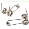 [C]2Pcs Wire Diameter 1.2mm Curling Iron Replacement Double Return Torsion Spring Hair Curling Rod Accessories