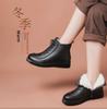Mid-Aged Women's Non-Slip Winter Boots with Velvet Lining