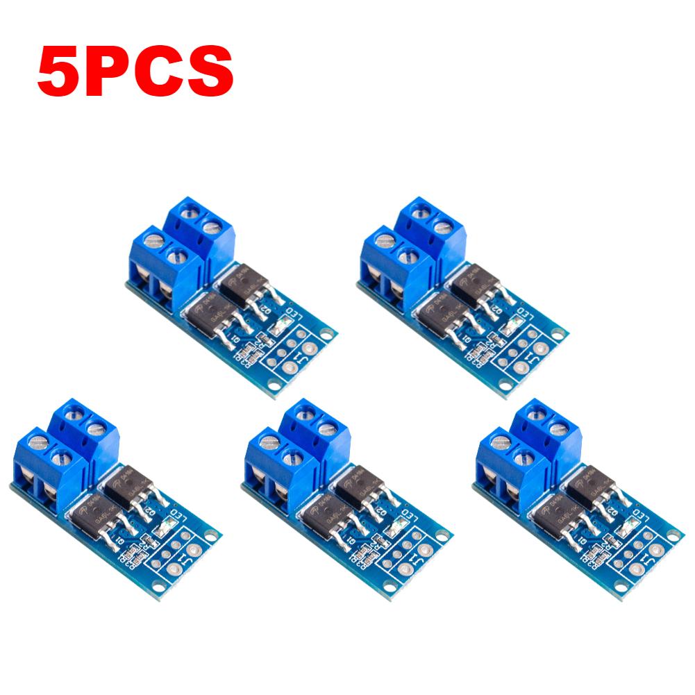 15A 400W MOSFET Trigger Switch Drive Module PWM Regulator Control Panel DC 5V-36V Electronic Switch Control Board for arduino