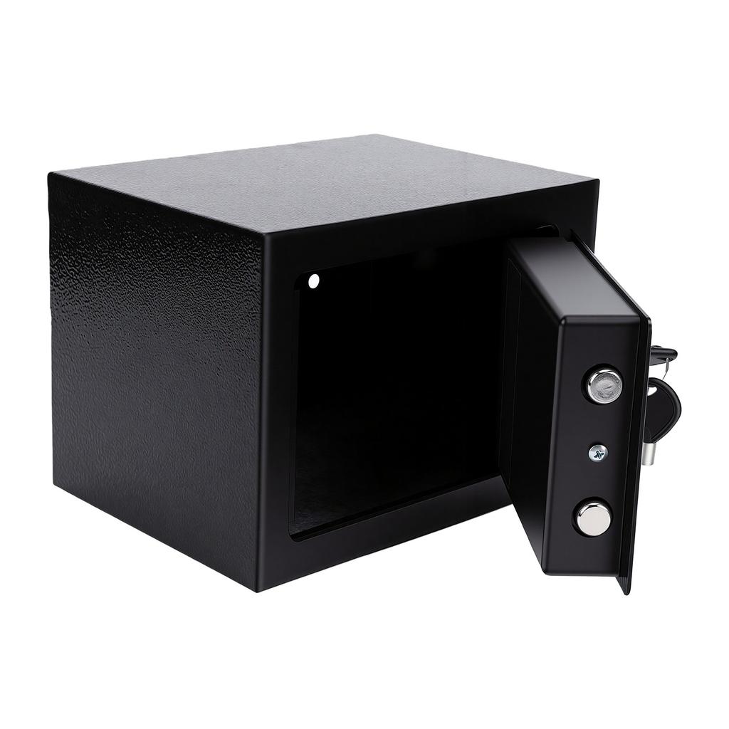Small Safe Electronic Lock Box with Keypad Key Mini Security Safe Fire Proof Water Proof for Home Office Dormitory