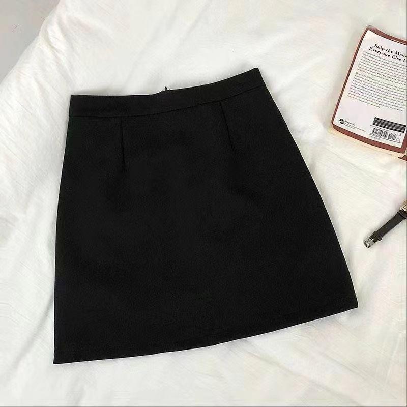 

Women s High Waist A-line Cargo Shorts - Black Wide-Leg Slimming Design for Spring/Summer 2026. XS (Recommended 38-44 kg)