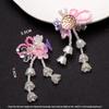 Fairy Flower Orchid Hair Clip & Earrings Set for Women