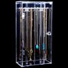 Porte-Colliers Transparent Multifonctionnel Organisateur de Bijoux Rotatif Colliers Longs