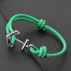Trendy Anchor Bracelet Milanese Rope Braided Braclet Men Women Casual Accessories Beach Surf Viking Adventure Jewelry Gifts