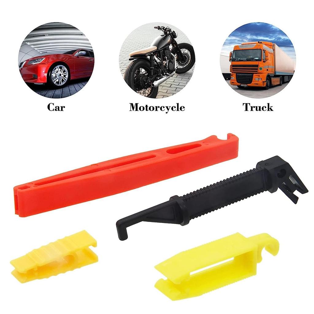 4pcs Fuse Puller Tool Fuse Removal Tool, Non-Slip Car Fuse Puller Pliers Small, Medium,