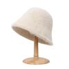 The Plush Fisherman Hat Is A Versatile Choice for Women In Autumn and Winter A Small Bucket Hat That Shows Off Your Face and A Windproof Basin Hat