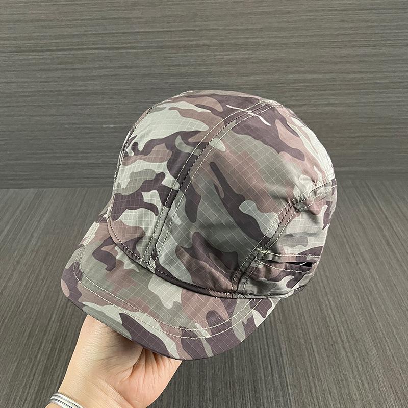 New Retro old cross-stitch camouflage baseball cap for men and women matching face small new casual soft top Sun baseball cap