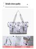Expandable Cartoon Print Travel Bag: Large Capacity for Pregnant Women, Wet/Dry Separation, Ideal for Gym and Handheld Use