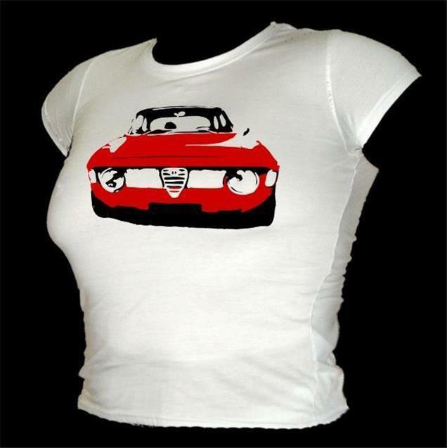 

Alfa Romeo Giulia Legendary Road Racer Классическая женская футболка унисекс Alfa Romeo