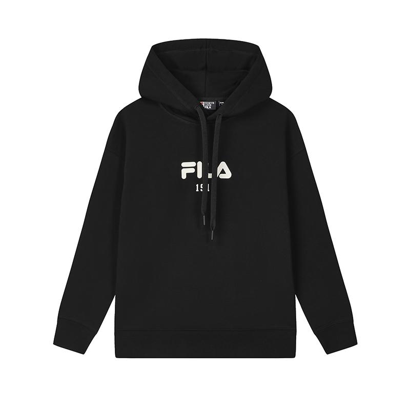 

New FILA Sweatshirts Men s Jet Black F11U439201FBK XL(180/100A)