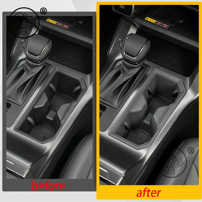 For Toyota RAV4 XA60 6TH 2026 2027 Car Styling Car Water Cup Anti-Slip Silicone Pad Dustproof Mat Car Modification Acccessories