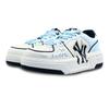 MLB New York Yankees Wear Resistant And Lightweight Low Top Skateboard Shoes Unisex White 3ASXCA12N-50WHS(Team47-MLB)