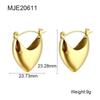 French-Inspired Stainless Steel Minimalist Ear Cuff: Trendy, Lightweight Luxury Earrings with Niche Design