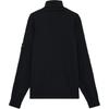 STONE ISLAND Solid Color Logo Embroidered Pattern High Neck Pullover Sweater Men Sweater Black 8115525C4-A0029