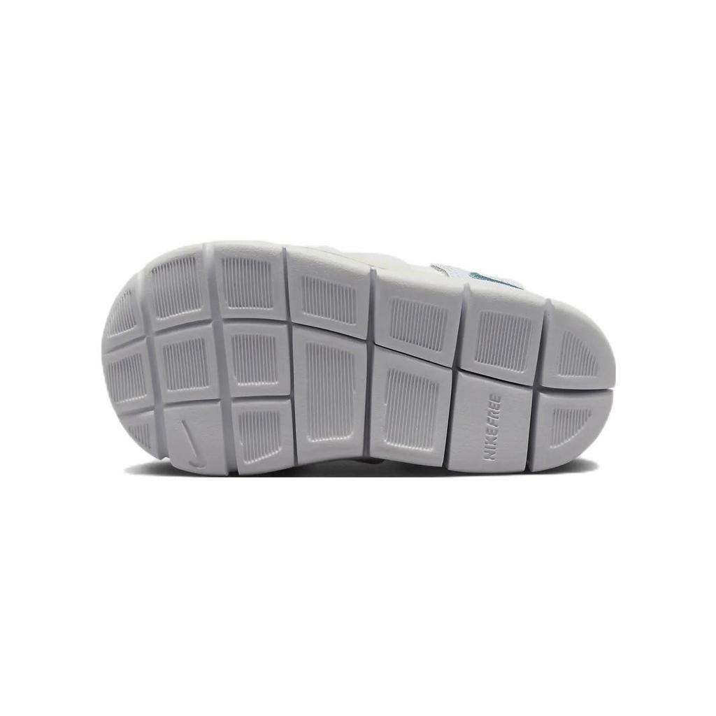 Nike Dynamo Free Slip Resistant Abrasion Resistant Low Top Sports Casual Shoes White Blue Pink Infant And Toddler 343938-101