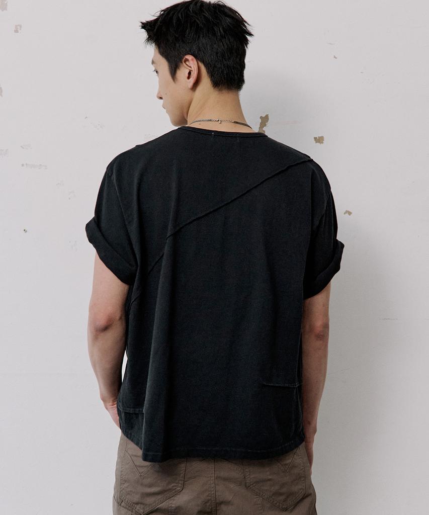 HOOVES Disrupt Washed Short Sleeve Tee [Black]