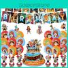 Colorful One Piece Themed Birthday Party Decoration Set Vibrant And Whimsical Paper Props And Balloons