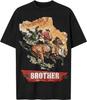 Brother Jackson Hole Wyoming Cowboys Western Rider Horse T-shirt