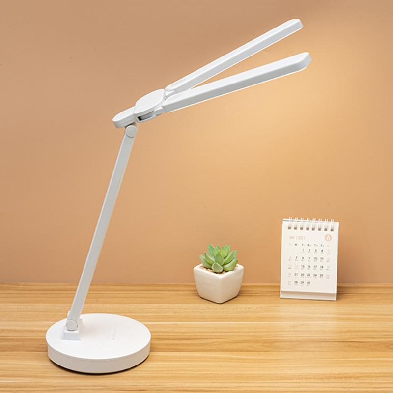 LED eye protection double lamp cap table lamp