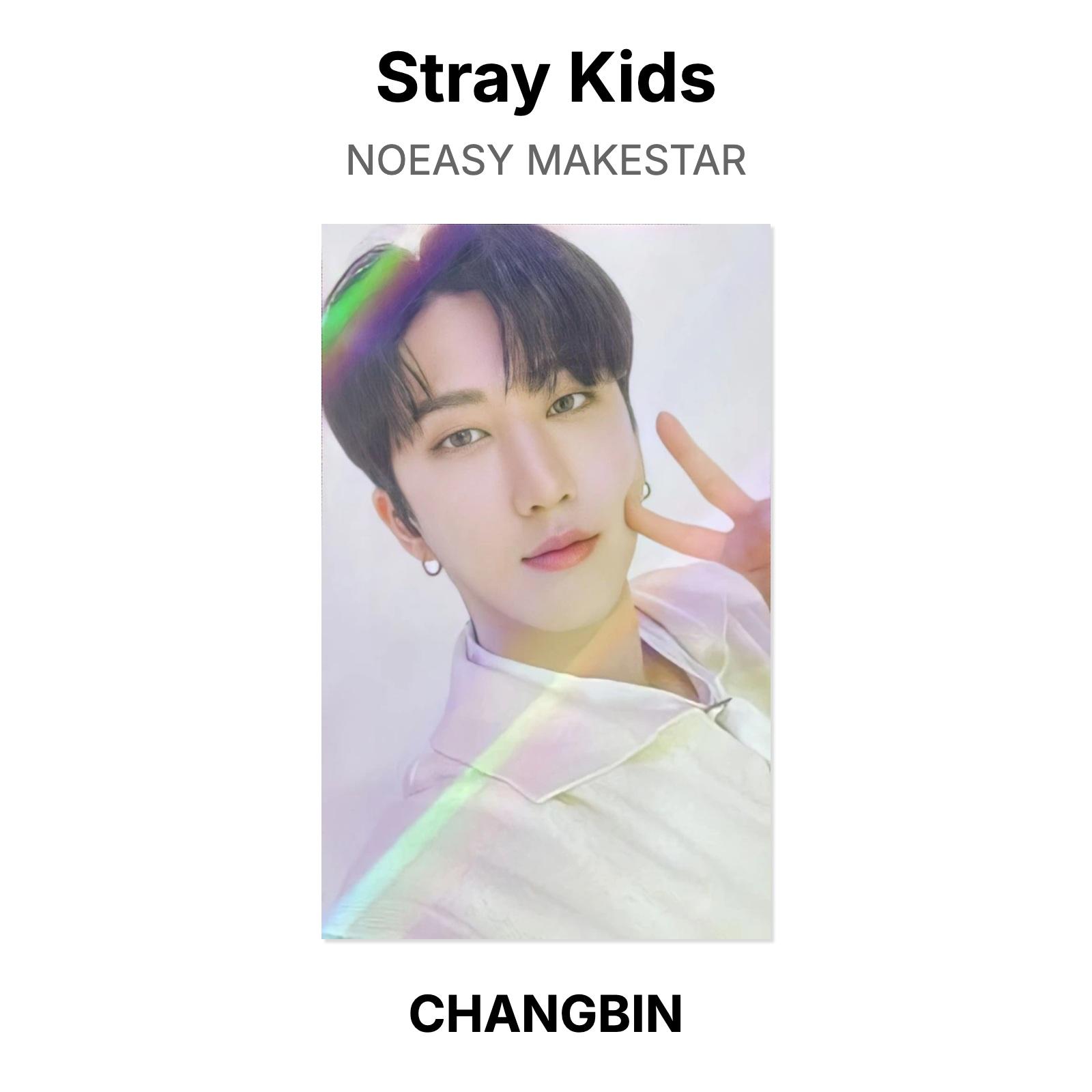 Stray Kids NOEASY MAKESTAR Официальная фотокарточка CHANGBIN