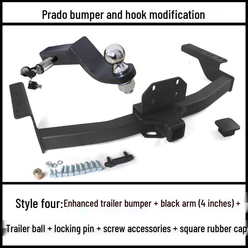 Prado Trailer Hitch: Compatible with 2700/4000 LC120/150 Rear Tow Bar Towing Hook