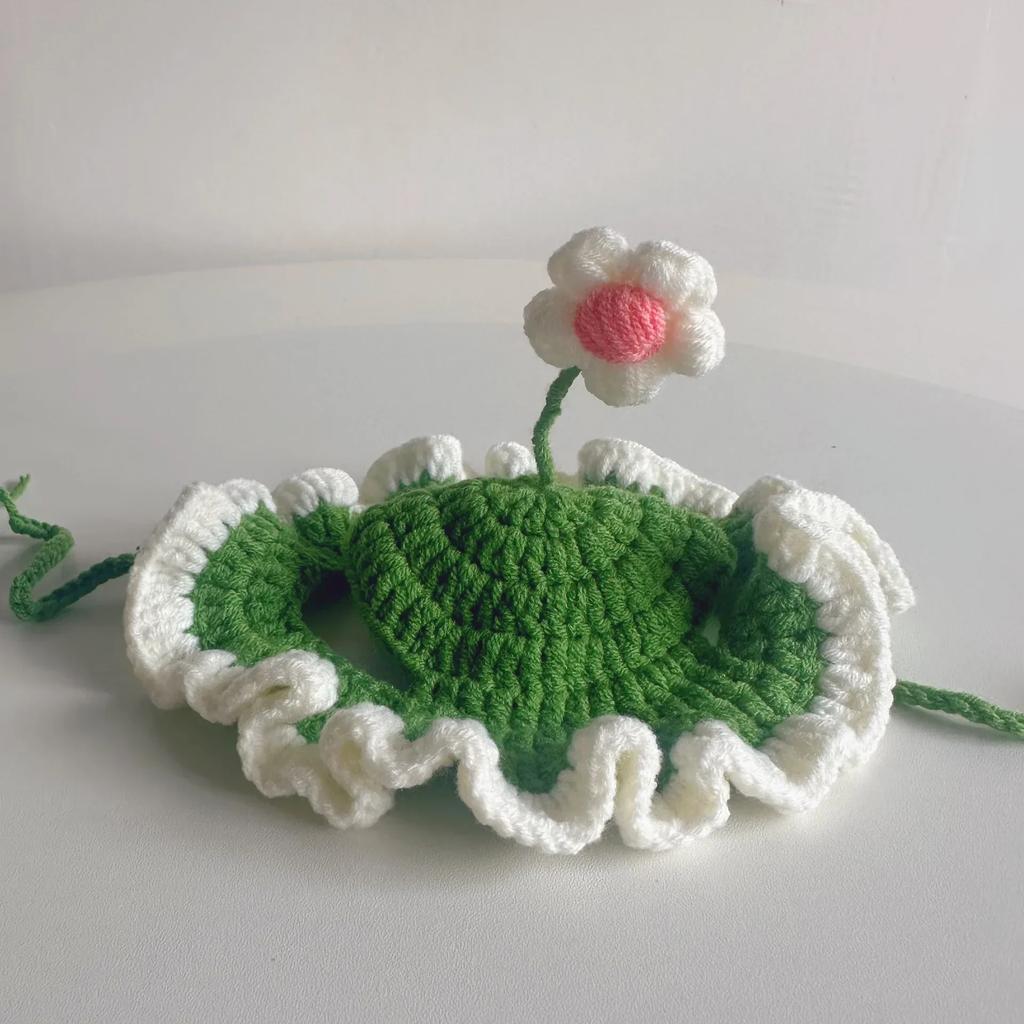 Cappello Gatto Carino Lavorato a Maglia per Animali Domestici Elastico Autunno Inverno Cuccioli Gattini Accessori per Foto di Festa Accessori per Animali Domestici