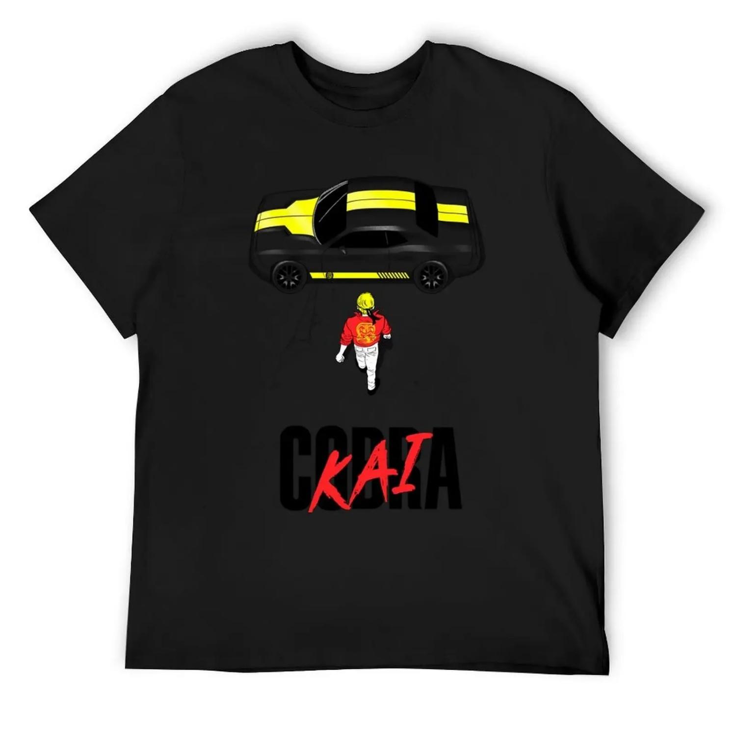 

Cobrakira Kai T-Shirt oversized graphic tee anime clothes summer tops tshirts personalised mens t shirts top quality XXXXXL різнокольоровий