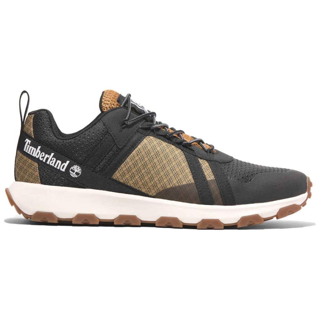 Timberland Winsor Trail Comfortable Simple Slip-Resistant Durable Low-Top Outdoor Functional Shoes Men sneaker Black Brown TB0A6DH2EDM1