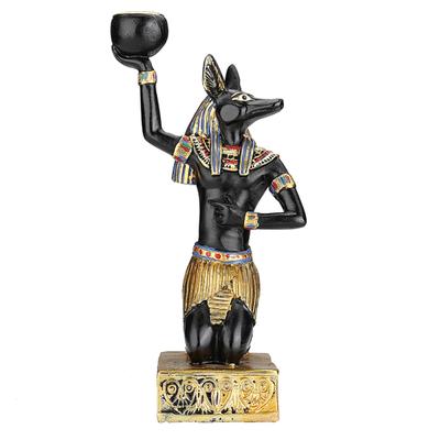 Vintage egyptská bohyně módní figurka svíčka Party Home Holder Svícen Domácí dekorace Desktop