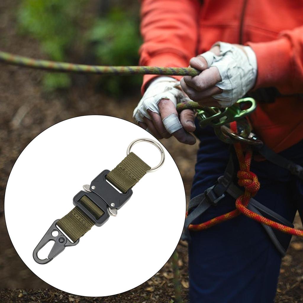 Key , Mountaineering Buckle, Car Carabiner for Camping, Hunting,