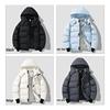 Jeanswest Men's Winter Thick Padded Jacket with Removable Hood