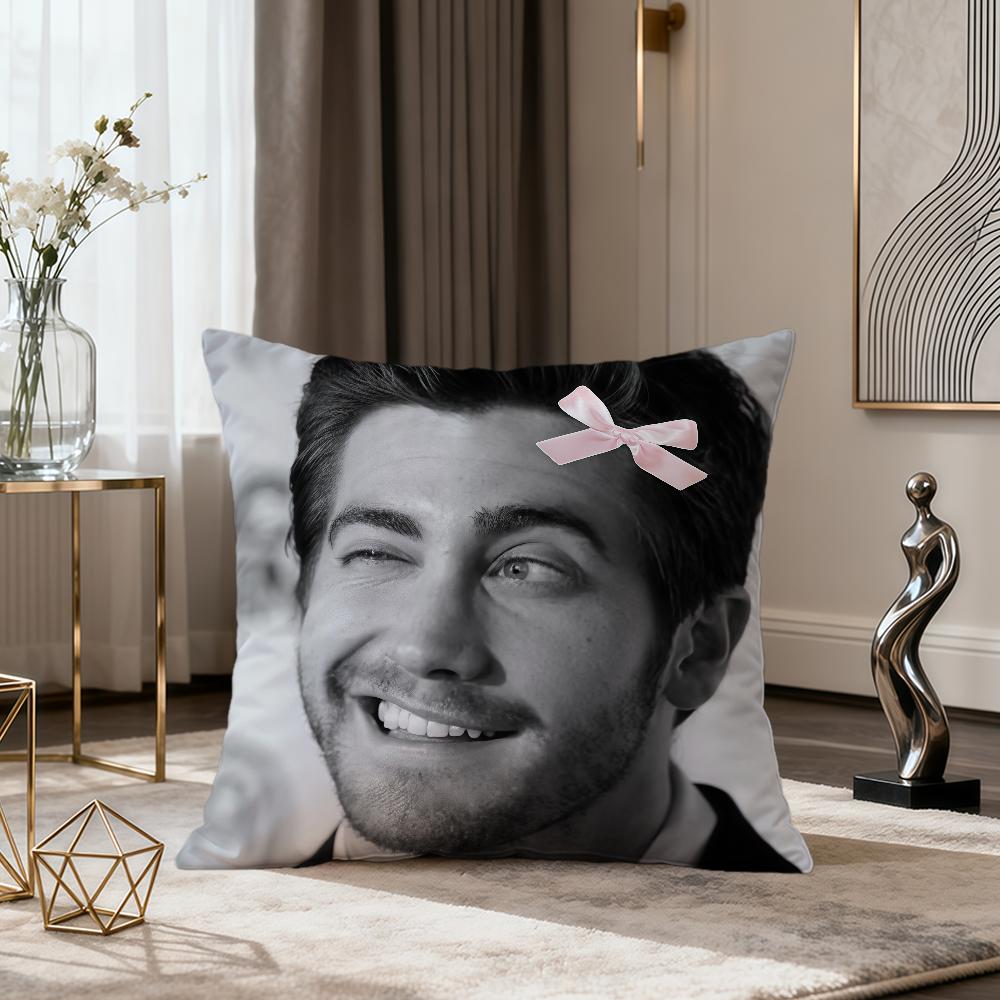 Meme Funny Fanart Jake G-Gyllenhaal Cushion Cover Soft Comfort Pillowcase Sofa Nap Living Room Party Home Pet Decor Pillowcover