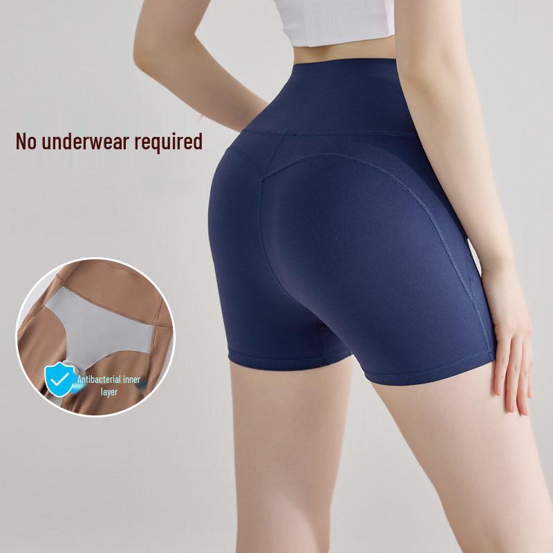 

Women s High-Waisted Yoga Pants: Skin-Friendly, Butt-Lifting, No Undies Needed, Quick-Dry, Breathable, 3/4 Length Sports Shorts. Small темно-синий