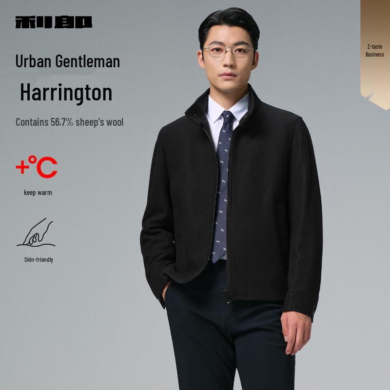 

LILANG Men s Harrington Wool Blend Jacket 2XL (180/96A)